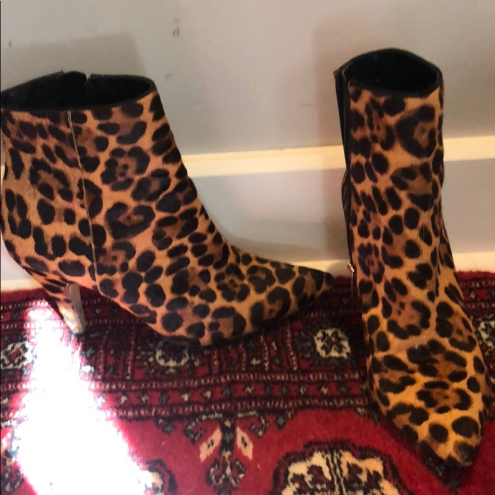 Cheetah booties